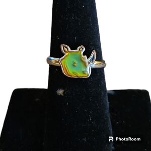 5/$25 Adjustable Rhinoceros Mood Ring